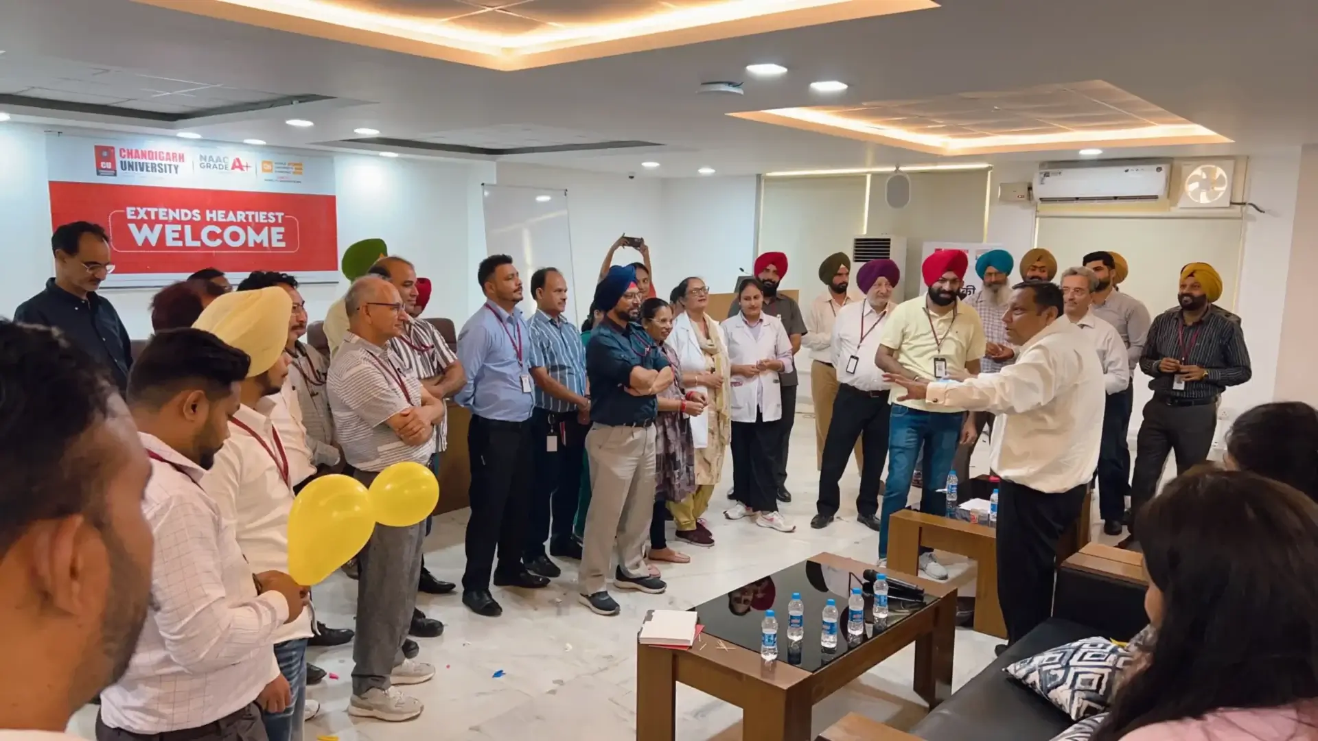 TalentGro placement training session with university students